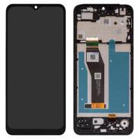 Дисплейний модуль для Motorola XT2345 Moto E13, з рамкою, Original PRC, Black