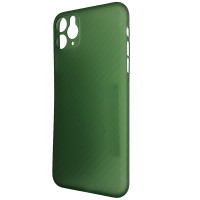 Чохол Anyland Carbon Ultra thin для iPhone 11 Pro Max Green 1