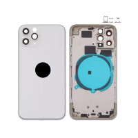 Корпус для iPhone 11 Pro Max, High Copy, Matte Silver