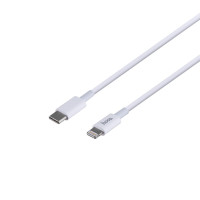 Мережевий зарядний пристрій Hoco C76A Plus, Cable Type-C to Lightning, PD 18W, White 3