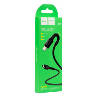 Кабель Hoco X71 Especial, Type-C to Type-C, 1m, PD 60W, 3A, Black 2
