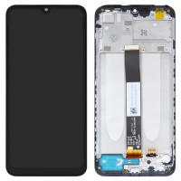 Дисплейний модуль для Xiaomi Redmi 9A, Redmi 9C, з рамкою, Сopy, In-Cell, Black