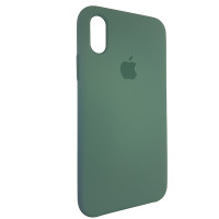 Чохол Copy Silicone Case iPhone X/XS Wood Green (58)