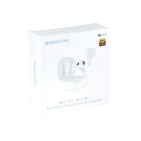 Безпровідна гарнітура Borofone BW18, White 6