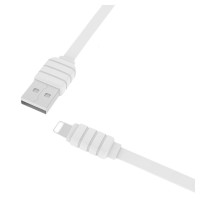 Мережевий зарядний пристрій Konfulon C18, Cable Lightning, 2,1A, White 1
