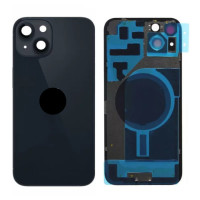 Задня кришка для iPhone 14, зі склом камери, Original PRC, Small Hole, Midnight