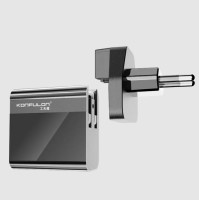 Мережевий зарядний пристрій Konfulon C65Q, VOOC, LCD Display, PD 18W, QC 3.0, Black 1