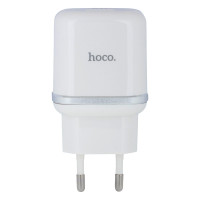 Мережевий Зарядний Пристрій Hoco N3 Type-C QC3.0 White