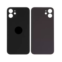 Задня кришка для iPhone 12, Original PRC, Big Hole, Black