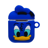 Silicone Case for AirPods Cartoon Duck Blue