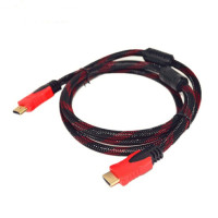 Кабель HDMI to HDMI, 5m, Black-Red 1
