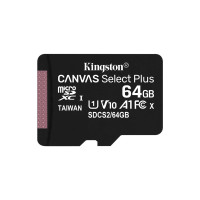microSDXC (UHS-1) Kingston Canvas Select Plus 64Gb class 10 А1 (R-100MB/s)