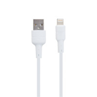 Кабель Borofone BX30 Silicone Lightning White 1