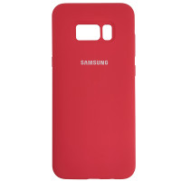 Чохол Silicone Case for Samsung S8 Plus Red (14)