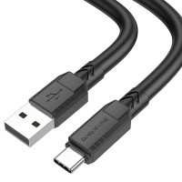 Кабель Borofone BX81, Type-C 1m, 3A, Black