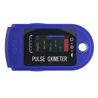 Пульсоксиметр Oximetr AD808, OLED дисплей, White-Blue