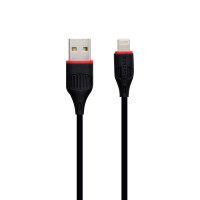 Кабель Borofone BX17, Lightning, 1m, 2.4A, Black 1