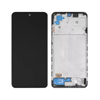 Дисплейний модуль для Xiaomi Poco M5s, Redmi Note 10, з рамкою, Original PRC, Black