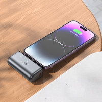 Універсальна мобільна батарея Hoco Q31, 5000mAh, PD 20W, Cable Lightning, Black 4