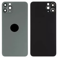 Задня кришка для iPhone 11 Pro, зі склом камери, Small Hole, Matte Midnight Green