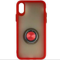 Чохол Totu Copy Ring Case iPhone XR Red+Black