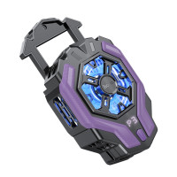 Мобільний кулер Hoco GM26 Type-C, Black-Purple 10