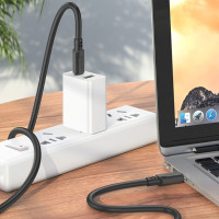 Кабель Borofone BX81, Type-C to Type-C, 1m, PD 60W, Black 1