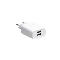 Мережевий зарядний пристрій Hoco C73A, 2xUSB-A, 2.4A, White 5