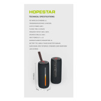 Портативна колонка Hopestar P37, Black 1