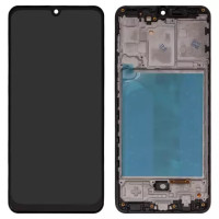 Дисплейний модуль для Samsung A315 Galaxy A31, з рамкою, High Copy, OLED, Black