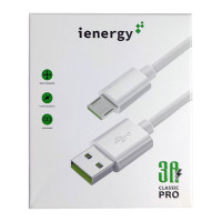 Кабель iEnergy Classic Pro, Micro, 1m, 3A, White 1