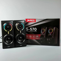 Провідні колонки Jedel S-570, Bluetooth Adapter, 2x3W, Black 5