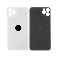 Задня кришка для iPhone 11 Pro Max, Big Hole, Matte Silver