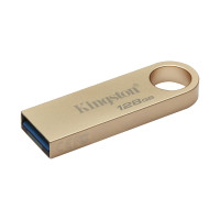 Флешка Kingston SE9 G3, USB 3.2, 128Gb, 220MB/s, Gold