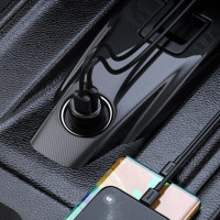 FM-модулятор Baseus T Shaped S-16 wireless MP3 car charger  Black 5