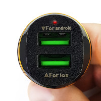 Автомобільний зарядний пристрій iEnergy CA-02, 2.1A, 2USB, Black 1