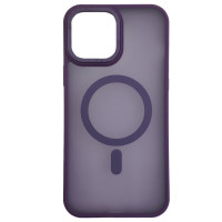 Чохол Stiff Cover Colorful Matte with Magsafe iPhone 12 Pro Max Purple
