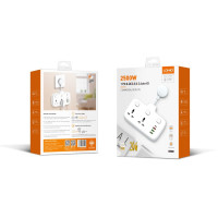 Мережевий подовжувач LDNIO SC2413, 2xSocket/1xType-C/3xUSB-A, PD 20W, QC 3.0, White 1