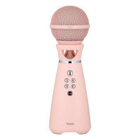 Мікрофон-Колонка Hoco BK6 Pink