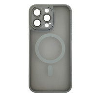 Чохол Younicou Camera Protection with MagSafe iPhone 15 Gray