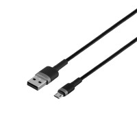 Кабель Baseus Cafule Cable, Micro, 2.4A, 2m, Gray-Black