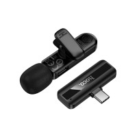 Мікрофон безпровідний Hoco L20 Fair, Type-C, Black 4