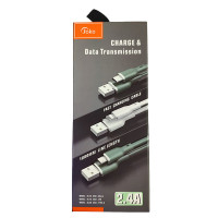 Кабель Joko DL20, Type-C, 1m, 2.4A, Green 1