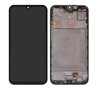 Дисплейний модуль для Samsung M156 Galaxy M15, з рамкою, Original PRC, Black