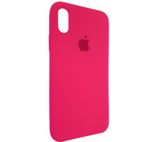Чохол Copy Silicone Case iPhone X/XS Hot Pink (47)