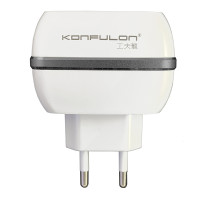 Зарядний пристрій Konfulon C23 + S31, 2xUSB, 2,4A Cable MicroUSB
