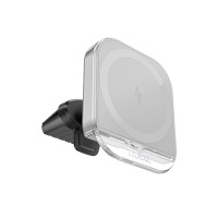 Автотримач Hoco HW17, Wireless Charging with MagSafe Gray