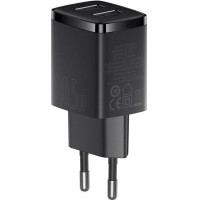 Мережевий зарядний пристрій Baseus Compact Charger, 10.5W, Black 1