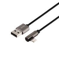 Кабель Baseus Legend Series Elbow Fast Charging Data Cable USB to iP 2.4A 1m CALCS Black
