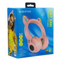 Безпровідна гарнітура Borofone BO18 Pink